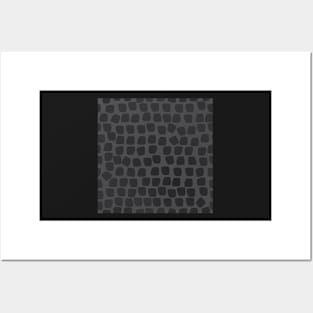 Leopard Mosaic on Medium Grey 5748 Posters and Art